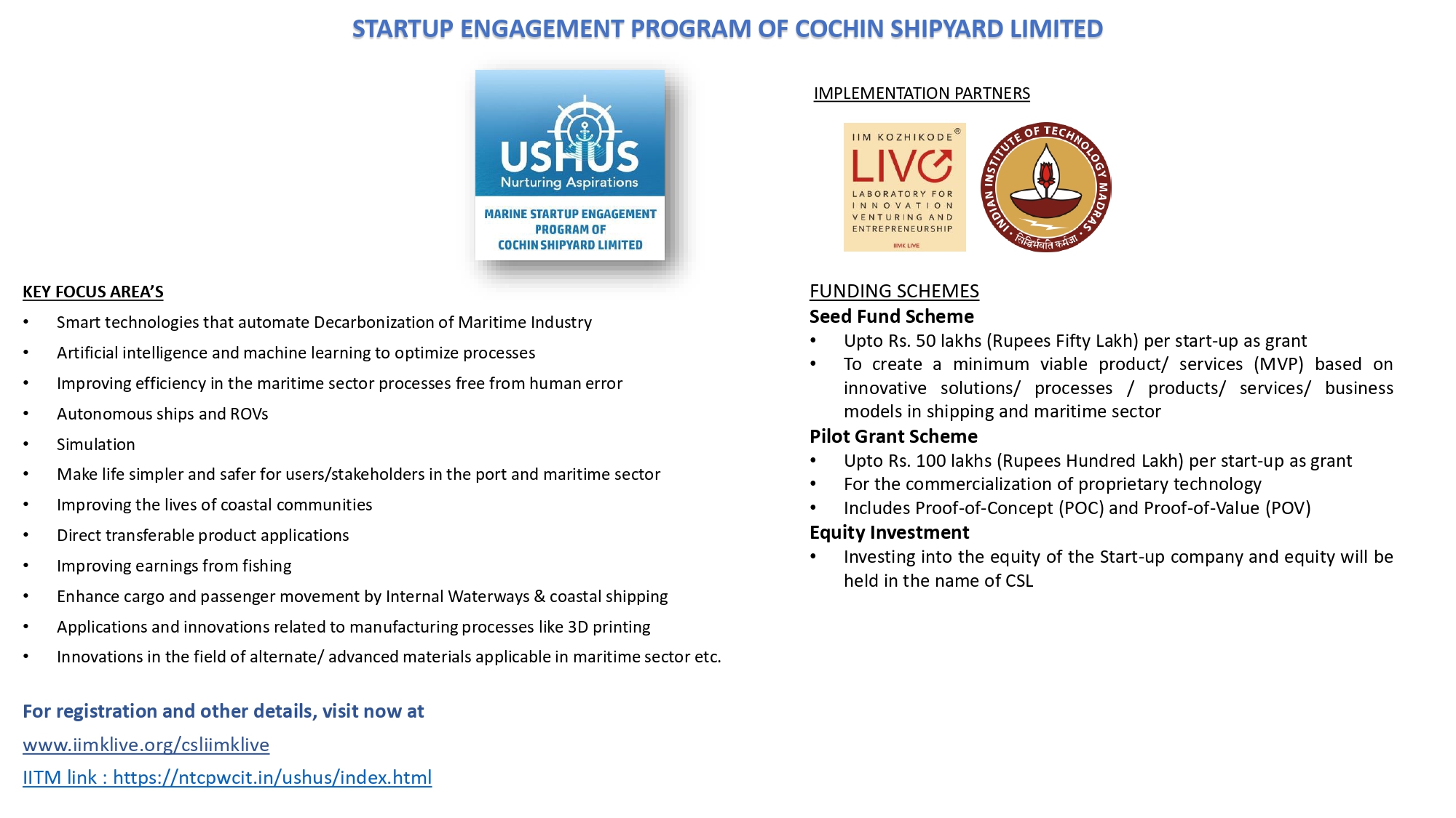 MARINE START-UP ENGAGEMENT PROGRAM Image